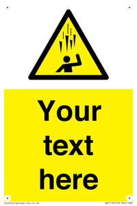 Custom Falling Ice sign